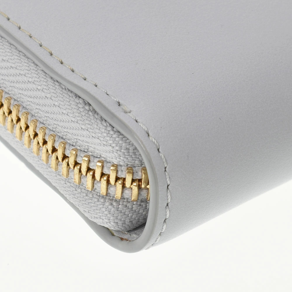 Chloe blue long zipper wallet leather Blue - Picture 6 of 8